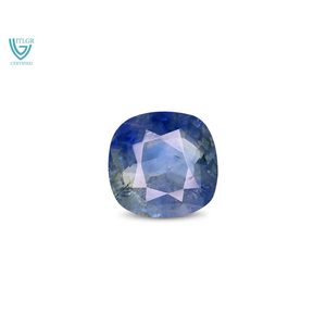 Zafiro bicolor de 5.50 quilates (Pitambari) facetado, topacio azul natural en forma de marquesa y ovalada, piedra preciosa suelta de 8 mm de altura - Product Image 1