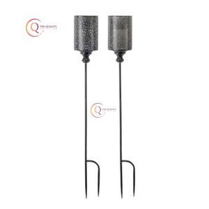 Vaisselle Bougeoir Bougeoir en Métal Logo Personnalisé Disponible Pot à Bougie Unique Fournitures d'Éclairage Moderne de l'Inde - Product Image 1