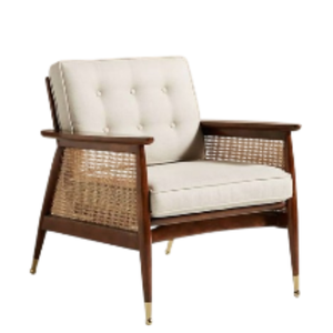 เก้าอี้โซฟาหวายสำหรับห้องรับประทานอาหารและห้องนั่งเล่นเฟอร์นิเจอร์ทันสมัยดีไซน์เรียบง่าย - Product Image 2