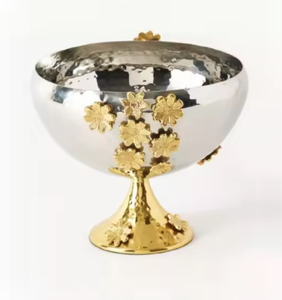 Vente en gros Ensemble de bols de service décoratifs en métal pour les mariages, les événements et les fêtes Paramètres de table et décoration Utilisez des bols - Product Image 4