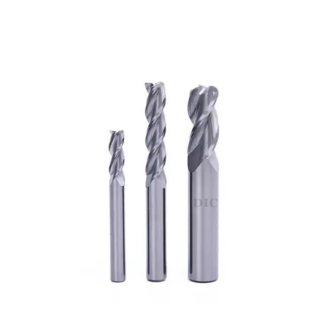 HSS M2 M35 2/3/4/6 Flutes Song Song Shank End Mills Với DIN Và Tiêu Chuẩn ISO