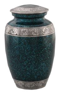 GREEN <b>STONE</b> FINISH ADULT CREMATION URN for HUMAN ASHES CLASSIC AMERICAN HUMAN UNR - Product Image 5