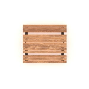 โต๊ะปิคนิคไม้ขนาด145ซม. มีกรอบโลหะทนทานสำหรับปิกนิกกลางแจ้ง - Product Image 2