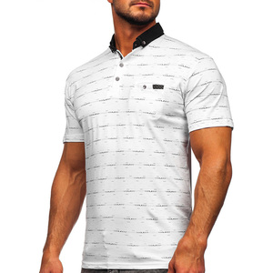 Camisetas Polo Casuales de Poliéster de Alta Calidad al por Mayor, Camisetas Polo de Golf Lisas para Hombre, para Impresión de Logotipo OEM - Product Image 3