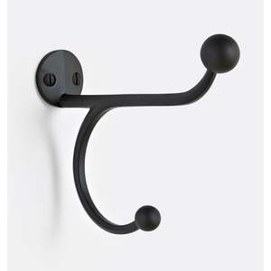 Colgador de pared de hierro forjado floral decorativo con ganchos que agregan encanto al dormitorio, sala de estar, pasillo de entrada - Product Image 6