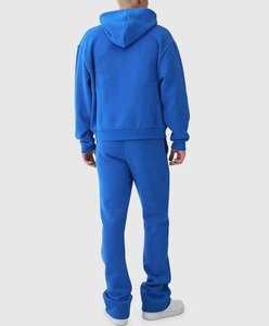 Vente en gros de survêtements 100% en polaire pour hommes survêtements personnalisés à capuche zippée surdimensionnée pantalon de jogging survêtement d'hiver grande taille - Product Image 5