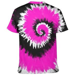 Casual Wear Tie Dye Camisetas Over Size Mejor algodón Poliéster Material Hecho Tie Dye Camisetas - Product Image 6