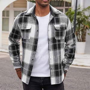 Camisa de Franela Ligera y Sólida, Material Ecológico Suave y Transpirable, Diseño Cómodo de Corte Regular, Perfecta para Viajes Casuales - Product Image 6