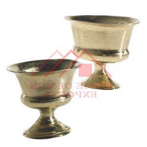 Florero de metal de aluminio con buen acabado 2025 para mesa de boda y decoración del hogar - Product Image 1