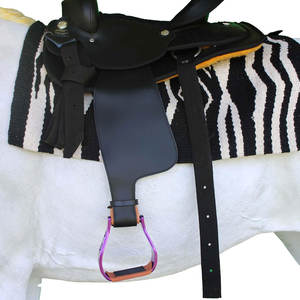 อานม้าแบบตะวันตกพรีเมียม ขนาด 5 นิ้ว แบบเอียง ลายกระบองเพชร น้ำหนักเบา ทำจากอะลูมิเนียม สำหรับแข่งขันบาร์เรลเรซซิ่ง - Product Image 2