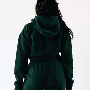 เสื้อครอปแบบสวมหัวแขนยาวสำหรับผู้หญิงเสื้อครอปแบบมีฮู้ดผลิตตามสั่งผลิตจาก2023 - Product Image 4