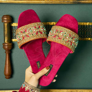 Sandalias de Cuero Genuino Hechas en Pakistán, Ligeras, Antideslizantes, Último Diseño, Venta en Línea, Servicio OEM, Personalizadas - Product Image 2