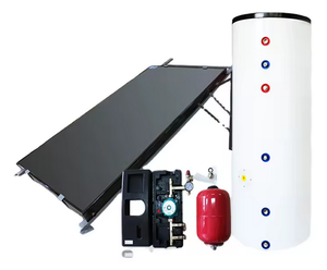 Réservoir d'eau en acier inoxydable à double serpentin prêt à l'emploi, flexible à installer, pour usage domestique, 300l/400l/500l - Product Image 1