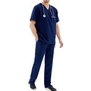 Uniformes Médicos al por Mayor para Doctores y Enfermeras, 100% Algodón, Transpirables, Cómodos, con Color y Logotipo Personalizados, Trajes Quirúrgicos 2026 - Product Image 1