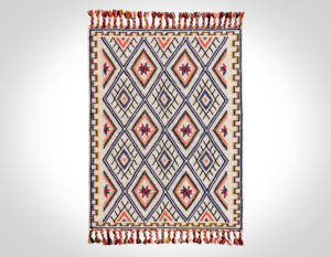 Alfombra Manika de la mejor calidad hecha a mano de lana lavable Reversible duradero antideslizante alfombra moderna sala de estar para uso doméstico - Product Image 1