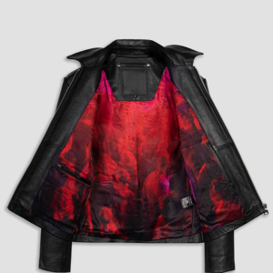 OEM High Quality Vintage <b>Genuine</b> Cowhide Leather Jacket New Custom Style Varsity Jacket 2024 - Product Image 2