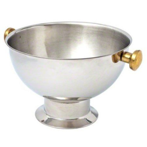 Bol à punch design en acier inoxydable avec poignées finition or, refroidisseur à vin pour bar et équipement de restauration, prix bas - Product Image 1