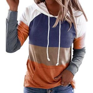 เสื้อฮู้ดสตรีแบบสวมหัว สไตล์สตรีทแวร์ ไซส์พลัส เสื้อสเวตเชิ้ตมีฮู้ดผ้าฝ้าย เสื้อผ้าและเสื้อสเวตเชิ้ตผู้หญิงไซส์พลัส - Product Image 1