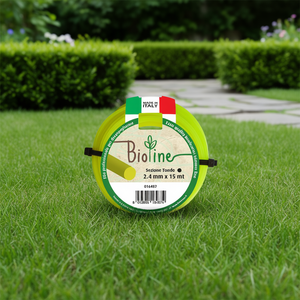 Hilo de nailon amarillo redondo BIOLINE de 2.4mm x 15m para desbrozadora, repuesto para herramientas de jardín Brumar - Product Image 3
