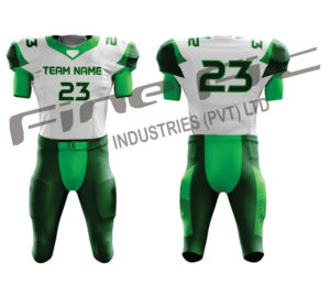 Maillots de football américain en polyester respirant unisexe Chemises de sport à impression professionnelle Uniformes athlétiques unis - Product Image 1