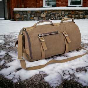 กระเป๋าเป้สะพายหลังแบบดัฟเฟิลปรับเปลี่ยนได้สไตล์ร็อคแนวสปอร์ตหรูหราธุรกิจผ้าใบเคลือบ20-36L - Product Image 1