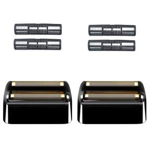 Paquete de 2 Láminas y Cuchillas de Repuesto para Afeitadora de Doble Cuchilla, Compatibles con Afeitadora de Doble Cuchilla Metálica Negra para Uso en Rostro y Cuerpo, Lavables - Product Image 1