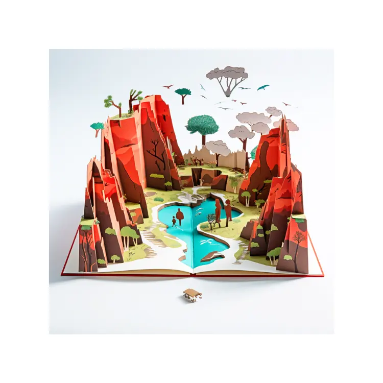 Early Education Custom Adventures Unfold Handcrafted 3D Pop-Up Books for Young Explorers Where Mystery Meets Excitement