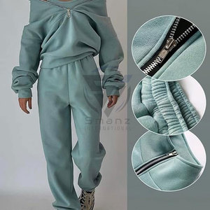 Conjunto Deportivo de Manga Larga para Mujer, para Correr, Ecológico, Transpirable, de Spandex/Algodón, Estilo Vintage, Cintura Elástica - Product Image 1