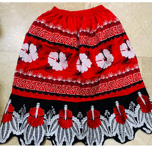 กระโปรงทรงเอไลน์ลายฤดูร้อน Henry Supplier Island Beach Wrap Skirt สำหรับผู้หญิง กระโปรงโพลีนีเซียน กระโปรงแบบสั่งทำพิเศษ กระโปรงสไตล์หมู่เกาะแปซิฟิก ไมโครนีเซียน - Product Image 4
