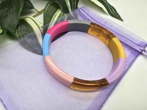 Bracelets et joncs en résine pour femmes, nouvelle collection, bijoux de style ange pour les fêtes et les mariages, haute qualité - Product Image 4