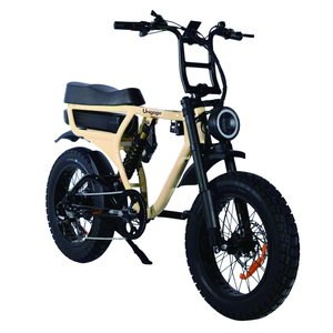 Bicicleta Eléctrica Retro Vintage con Doble Suspensión, Batería de Litio de 52V 1500W, Motor Trasero y Neumáticos Anchos - Product Image 3