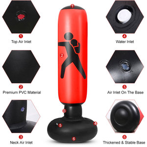 กระสอบชกมวยหนักและฝึกซ้อมคิกบ็อกซิ่งพิมพ์โลโก้แบบกำหนดเอง - Product Image 3