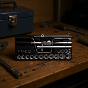 Juego de Herramientas Usag de 30 Piezas con Llave de Trinquete y Vasos para un Uso Conveniente - Product Image 3