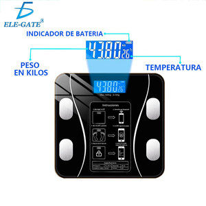 Báscula Digital Inteligente con Aplicación para Control de Peso y Carga USB, Capacidad de 180 kg, Mide la Composición Corporal, Grasa, Función de Salud ITO - Product Image 3