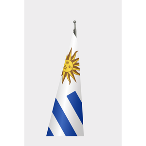 Bandera Oficial de Uruguay Personalizada de 3x5 pies, Técnicas de Impresión Digital, Materiales de Seda, Algodón y Plástico, Aluminio, Personalización Automotriz - Product Image 3