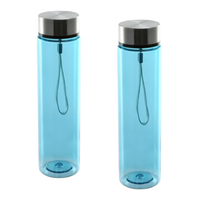 En gros 500ML Bleu PET En Plastique Bouteille D'eau Filtre Cap Conception Populaire pour Camping Personnalisé Échantillon Gratuit Vietnam Manufacture