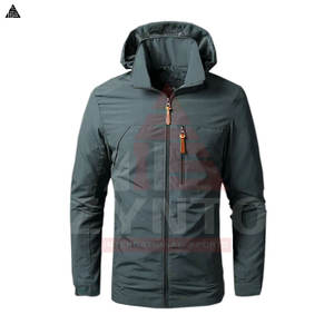 Nouvelle veste de randonnée pour homme, imperméable, à capuche, coupe-vent, hydrofuge, respirante, avec fermeture éclair - Product Image 4