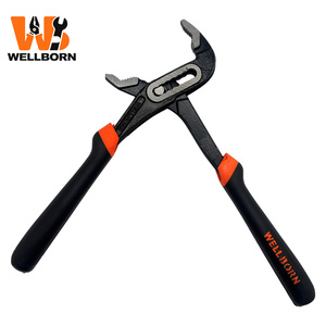 <span class=keywords><strong>Pince</strong></span> multiprise de 10 pouces - <span class=keywords><strong>Pince</strong></span> réglable robuste à joint coulissant et à joint rainuré avec poignée rembourrée, finition oxyde noir - Product Image 4