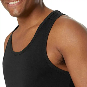 Meilleure vente débardeur d'entraînement décontracté pour hommes de haute qualité séchage rapide vêtements actifs respirant tricoté méthode de tissage - Product Image 4