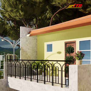 Barandilla de Balcón de Hierro Forjado Personalizada para Villa, Soluciones Metálicas Decorativas Modernas Hechas a Mano, Exteriores Seguros, Duraderos y Elegantes - Product Image 6