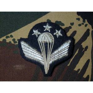 Écusson en tissu brodé à la main pour parachutiste maître aéroporté d'Afghanistan, avec ailes de saut en parachute - Product Image 1