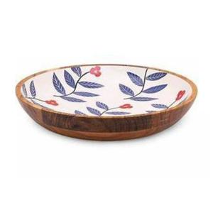 Black & <b>Red</b> Printed Wooden <b>Bowl</b> Check Printed Tabletop Serving Decorative Snack Serving Chip & Dip Wooden <b>Bowl</b> at Best Prices - Product Image 3