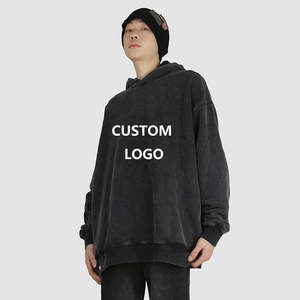 Sudaderas con capucha 400GSM, sudaderas de algodón pesado, ropa Unisex cómoda y cálida, suministro de logotipo personalizado al por mayor directo de fábrica - Product Image 2