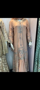 2022 indio paquistaní última gasa trabajo hecho a mano boda edición Salwar Kameez Venta caliente desgaste de fiesta para ocasiones especiales - Product Image 4