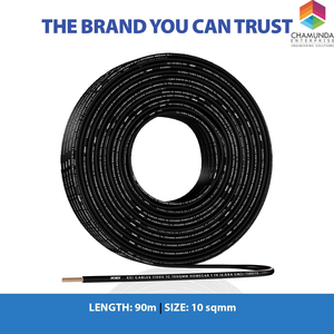 สายไฟฟ้าแรงสูง10ตร. ม. 1แกนทำจากทองแดงเคลือบพีวีซีตัวนำติดสายพานรับน้ำหนักได้สูงสำหรับการใช้ในอุตสาหกรรมอาคาร - Product Image 4