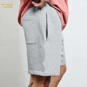 High Quality Men's Casual Solid <b>Sweatpants</b> Anti-Wrinkle Street Wear <b>Short</b> Length Drawstring Waist Comfortable Plain Dyed - Product Image 6