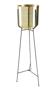 Support en métal doré de qualité supérieure Jardinières d'extérieur décoratives modernes de luxe en fer antique forgé à bas prix pour la maison et le jardin - Product Image 4