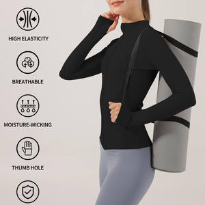 Veste de sport ajustable pour femme, idéale pour l'entraînement ou les loisirs, vêtements de sport et de jogging sur mesure de haute qualité - Product Image 1