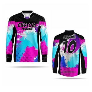 Camisetas de Paintball personalizadas de manga completa Camisetas completamente sublimadas para jugadores de Paintball - Product Image 6