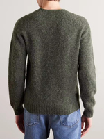 Pull en cachemire et laine de luxe pour homme de haute qualité, surdimensionné, tricoté, décontracté, pour l'hiver, anti-rétrécissement, coupe ajustée, confortable, respirant